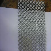 菱形孔铝网板吊顶 L型边框金属网效果图