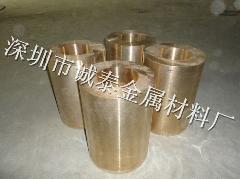 五金用铍青铜管 C17200耐磨铍铜管 厚壁铍青铜套供应 优质耐用