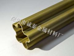 异型黄铜管 C36000装饰用黄铜管 耐气候性黄铜管出售