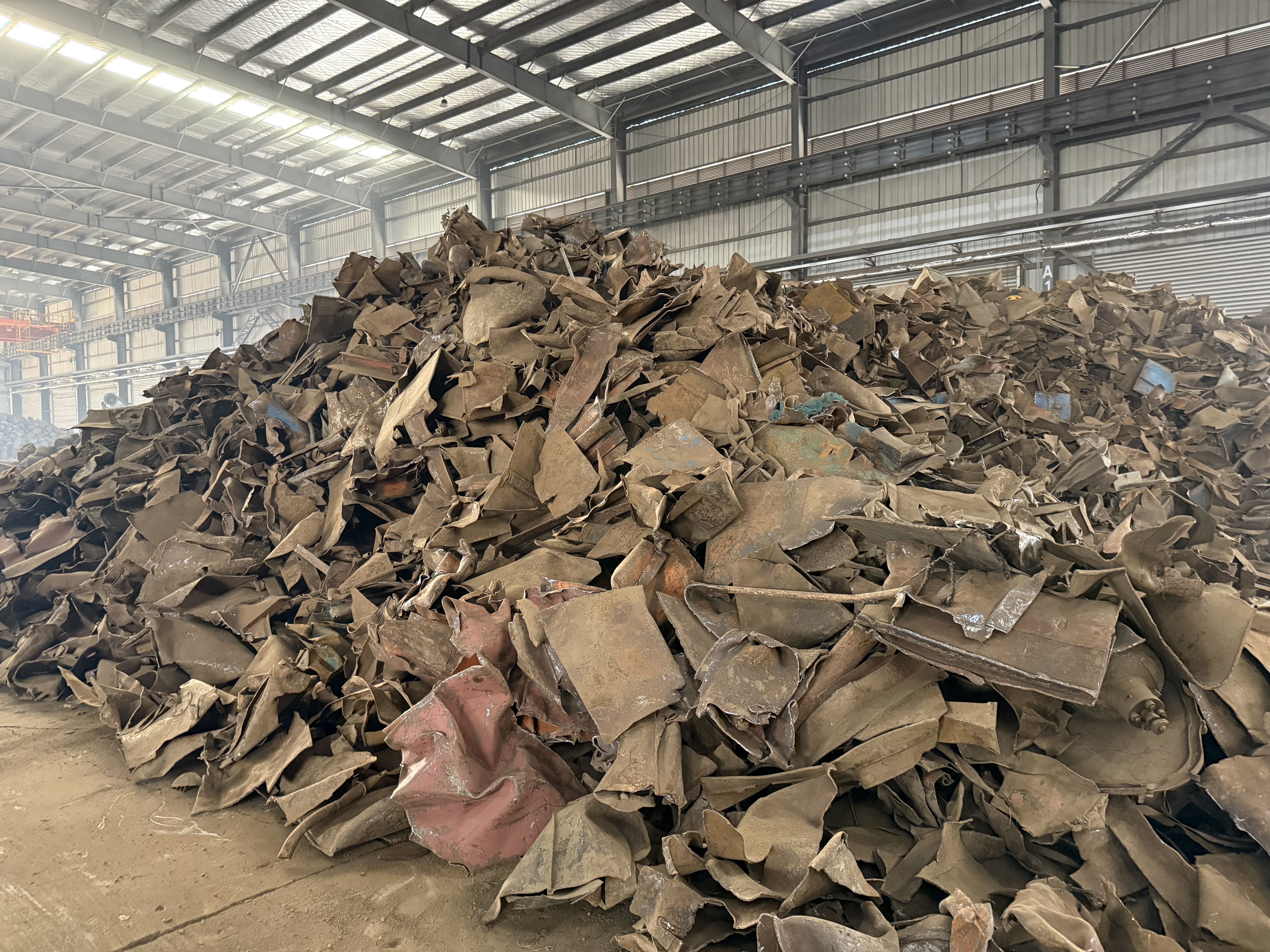 求购：钢板料、重废、剪切料、彩钢瓦包块