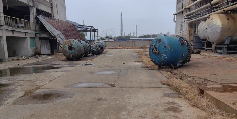 淮安地区工厂处理搪瓷反应釜、精馏釜、玻璃钢等一批