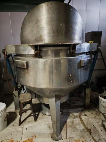 邯郸地区个人处理600升大型翻筐卤煮锅