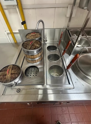 上海地区处理鸭血粉丝一体化厨房设备