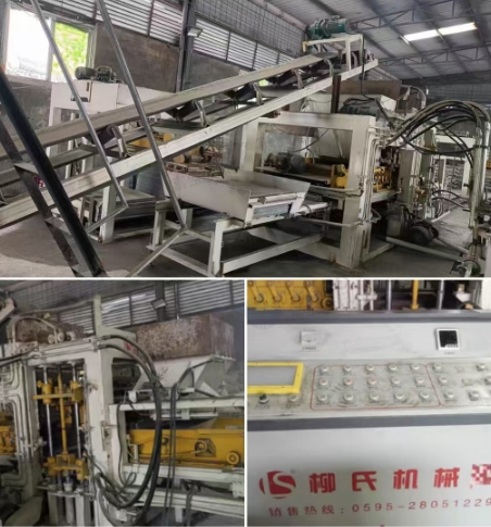 福州地区处理透水砖设备整体、JS750搅拌机和三仓配料机