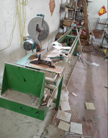 连云港地区工厂处理铝合金移门设备一套