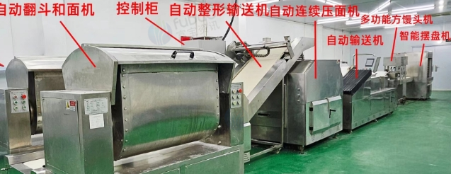 广州地区工厂处理全自动馒头生产线设备