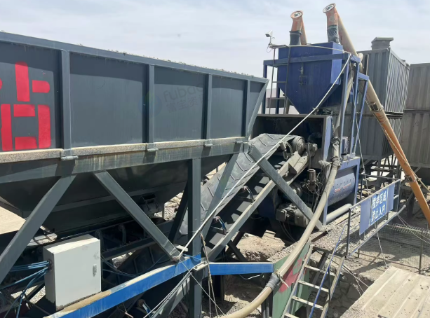 海西市地区工厂处理古元神工1500型搅拌站及配套全套设备