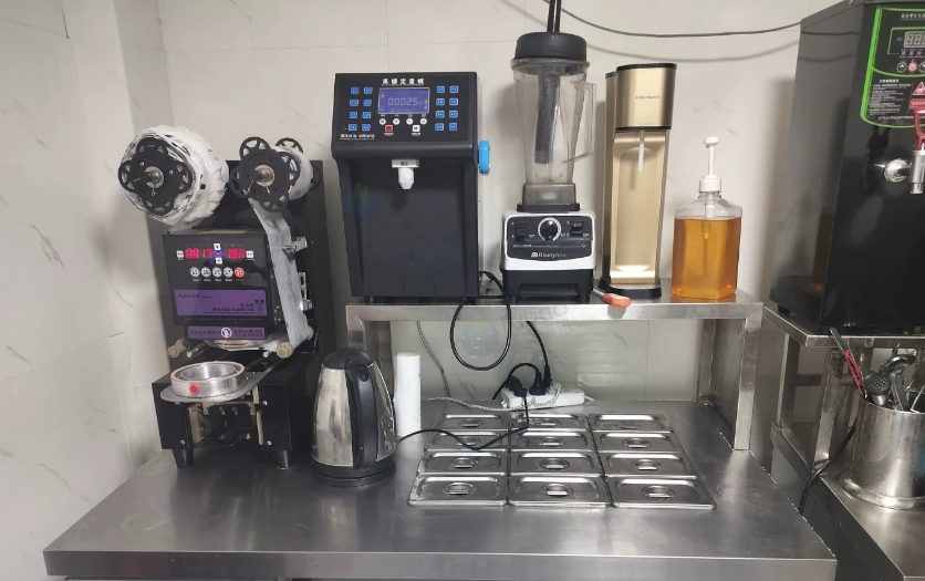 大连地区处理奶茶店设备全套