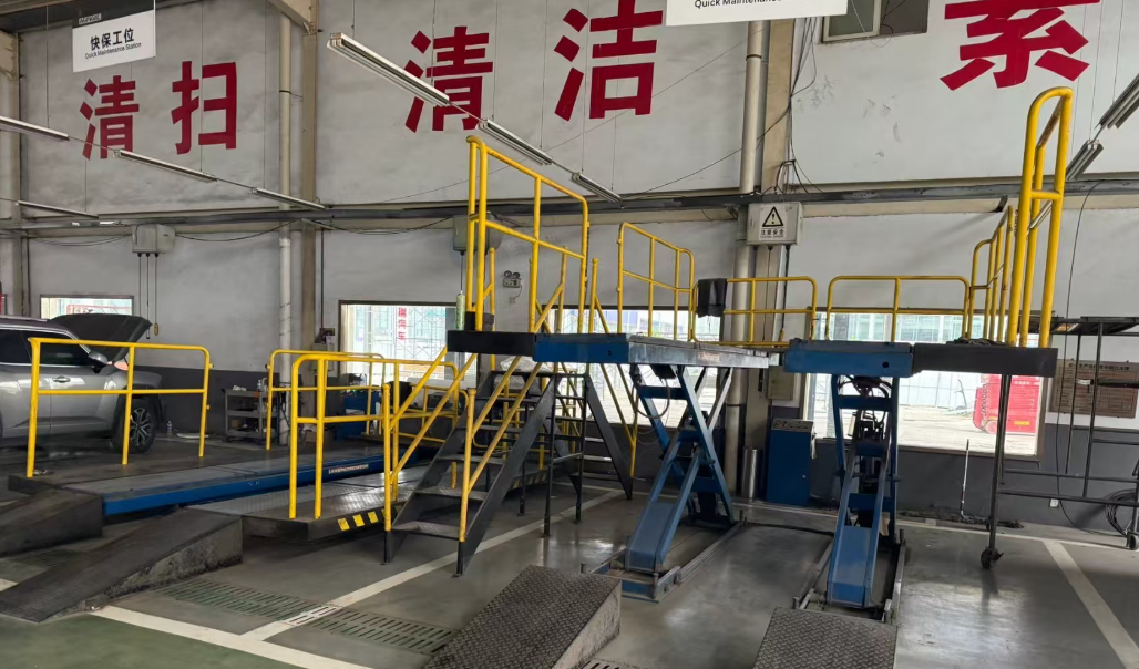 朔州地区处理两台元征四柱举升机、两台快保举升机