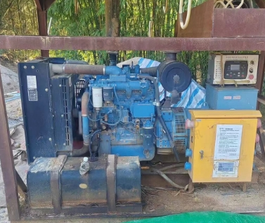 清远地区处理玉柴100KW发电机组