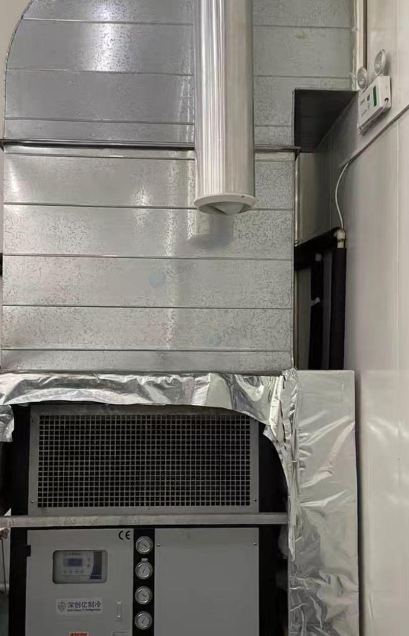 漯河地区彩印厂处理三台车间冷水机