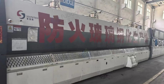 江门地区处理智能型涡旋对流高硼硅防火玻璃平钢化生产线