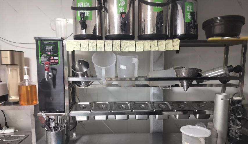 大连地区处理奶茶店设备全套