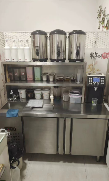 营口地区店铺处理奶茶店全套设备