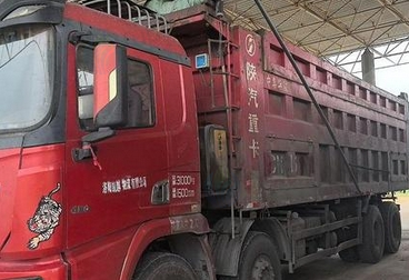 焦作地区处理前四后八自卸车