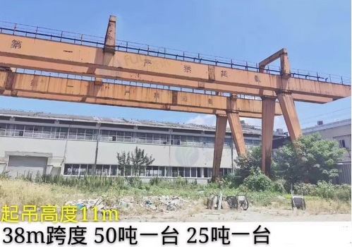 上海地区回收处理50吨、25吨双主梁龙门吊