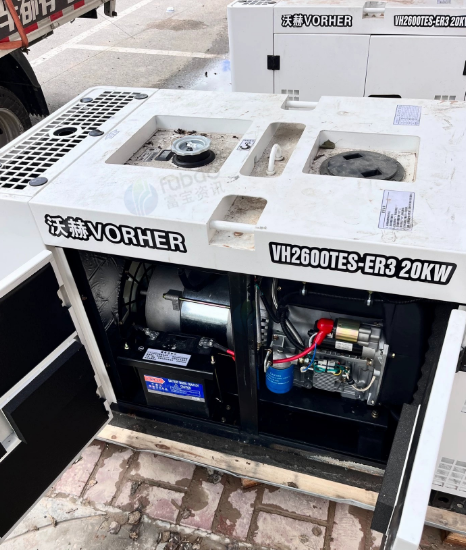 海西地区工厂处理20KW沃赫发电机组