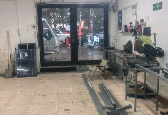 沈阳地区工厂处理断桥门窗设备一套