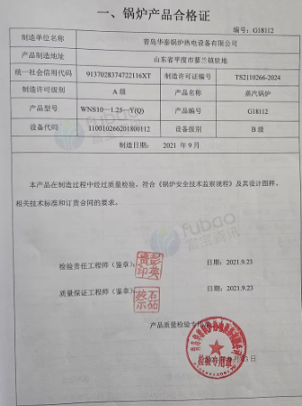 临沂地区公司处理10吨燃气蒸汽锅炉