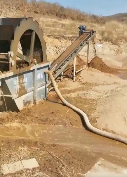 大连地区处理水轮洗沙机、筛沙机