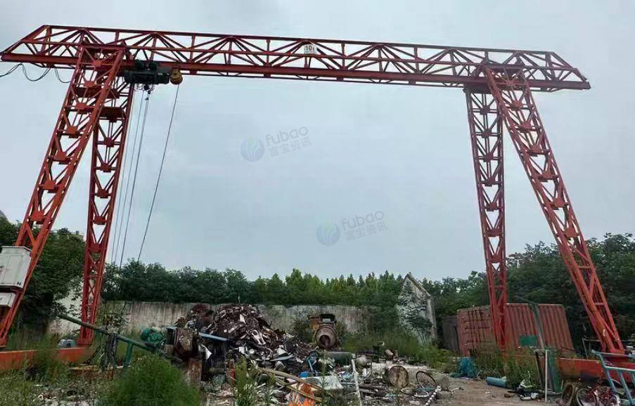 许昌地区废品站处理大型航吊、鳄鱼剪切机