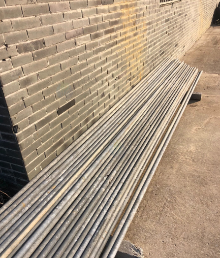 泰州地区处理大棚钢管约500根