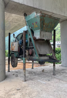 河池地区个人处理500型滚筒型混凝土搅拌机
