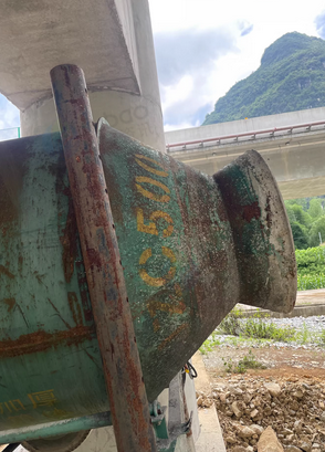 河池地区个人处理500型滚筒型混凝土搅拌机