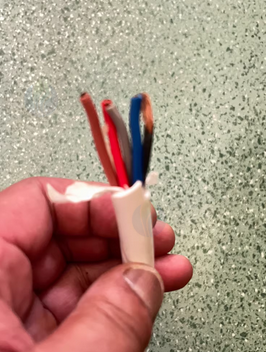 孝感地区处理五芯白色护套线
