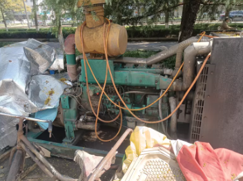 泰安地区工地完工处理200kw发电机
