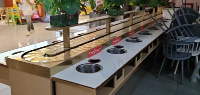 武汉地区处理旋转小火锅设备