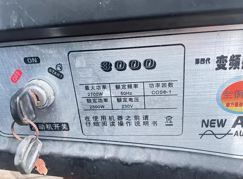 上海地区个人处理汽油发电组