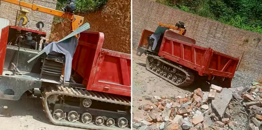 萍乡地区处理爬山虎工程履带运输车