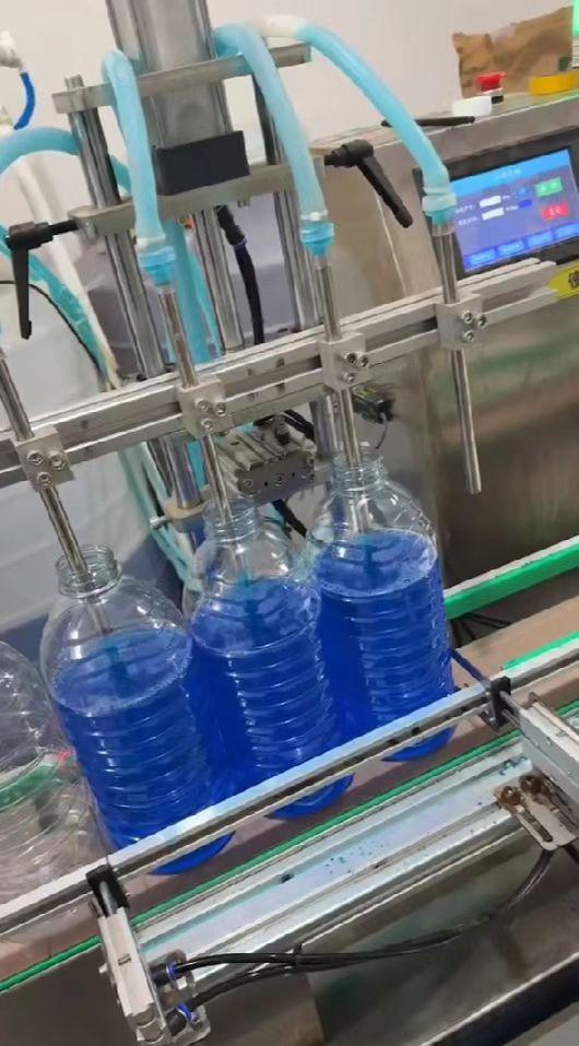 漯河地区处理洗衣液灌装机、旋盖机、贴标机等全自动玻璃水设备