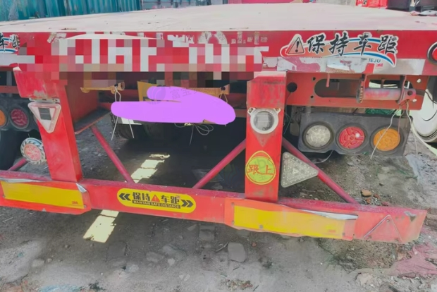济南地区处理7月份平板集装箱挂车