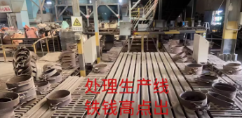 烟台地区处理铸造浇筑线工厂生产线