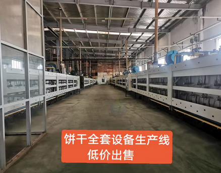 仙桃地区食品厂处理饼干设备生产线