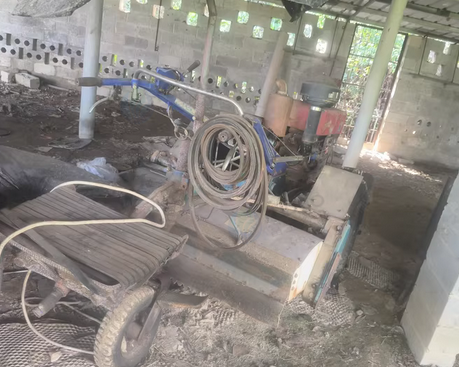 北海地区处理水田耕种机