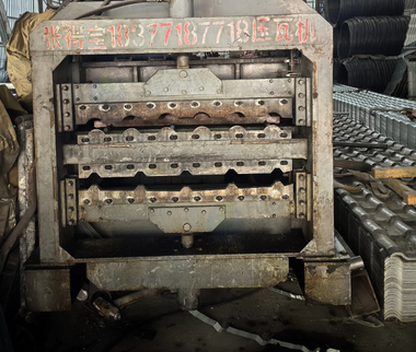 河池地区工厂处理840/800仿树脂瓦双层压瓦机