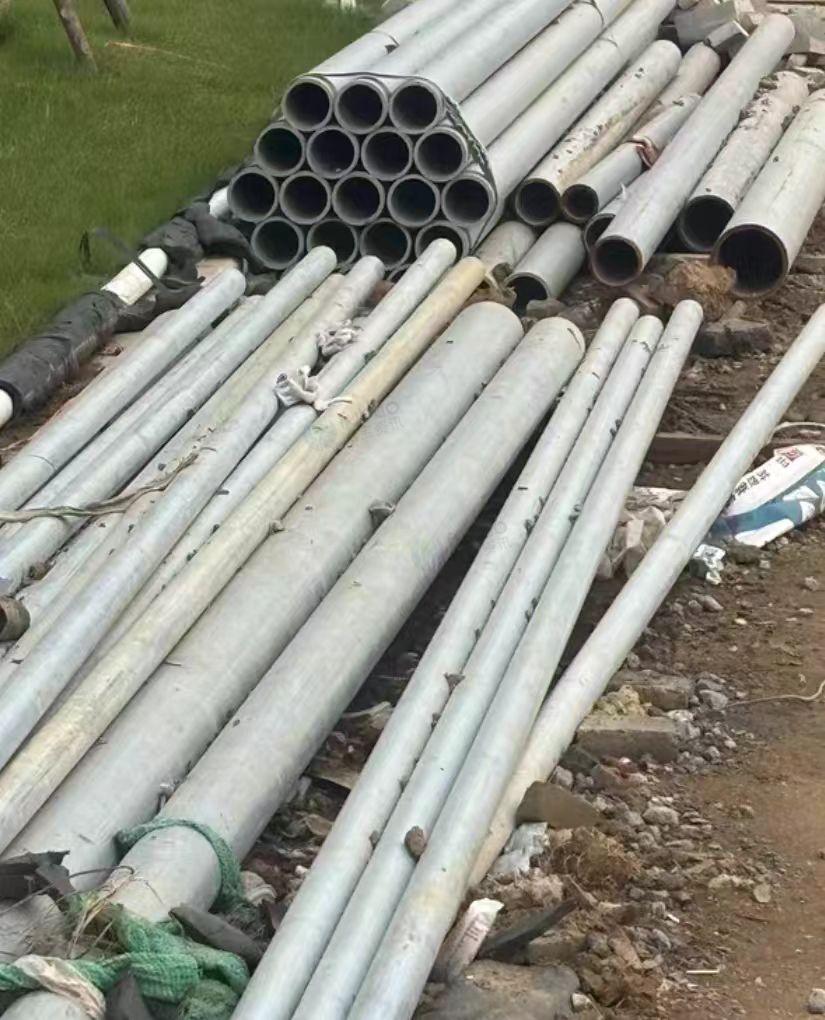 合肥地区工地结束处理一批DN100镀锌钢管