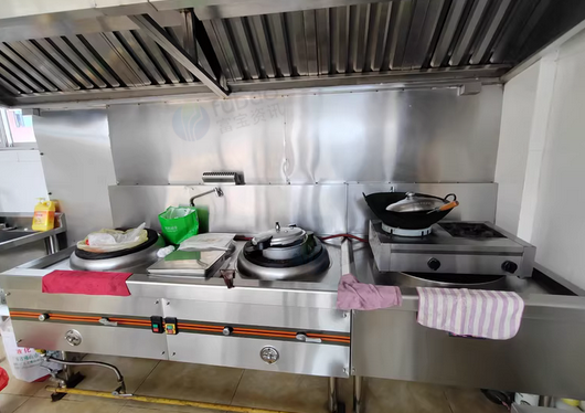 桂林地区处理商用厨房油烟机整体设备