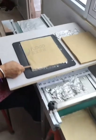 运城地区处理两台锡箔纸加工机器