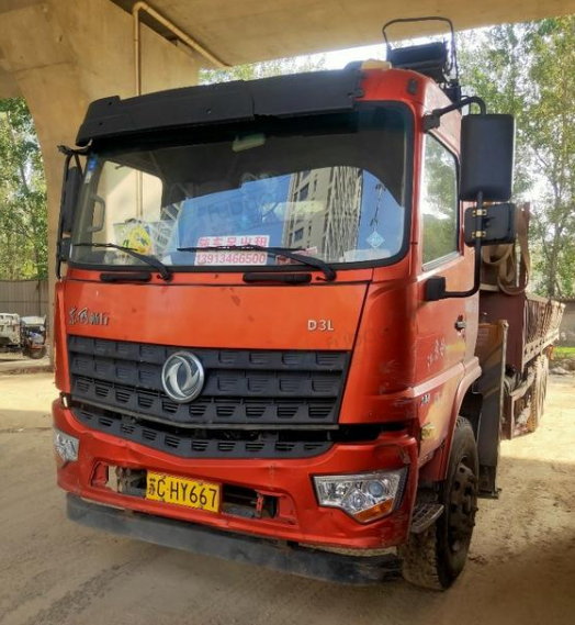 徐州地区处理6月份东风后八轮上装徐工M12T随车吊