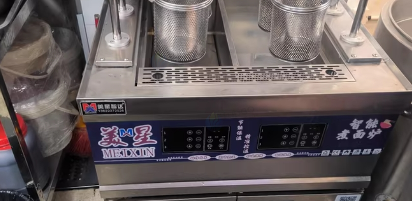 成都地区处理美星智能煮面炉、六头燃气全自动煮面机