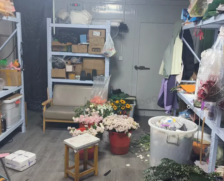 上海地区处理冷库、电脑、打印机、货架等鲜花店整体