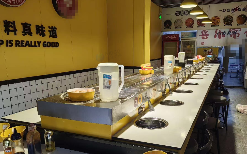 太原地区店铺处理小火锅转台全套设备