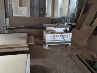 东营地区家具厂处理南兴7CJMN封边机 四工序开料机 侧孔机 45度精密锯 叠臂曲线封边机