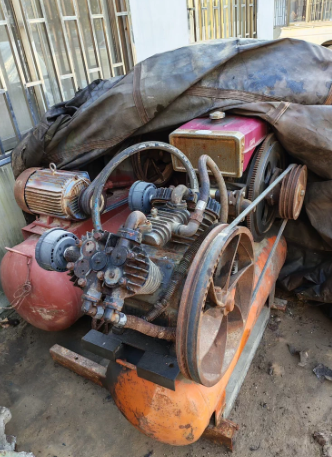 青岛地区处理2台打气泵