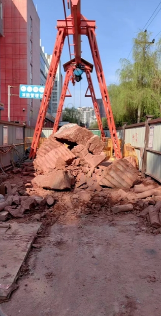 成都地区个人处理10T龙门吊2台