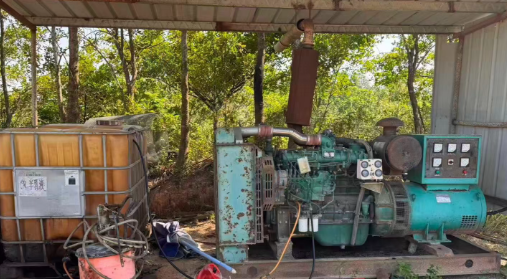 江门地区处理玉柴150KW发电机组